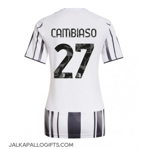 Juventus Andrea Cambiaso #27 Kotipaita Naiset 2025-26 Lyhythihainen